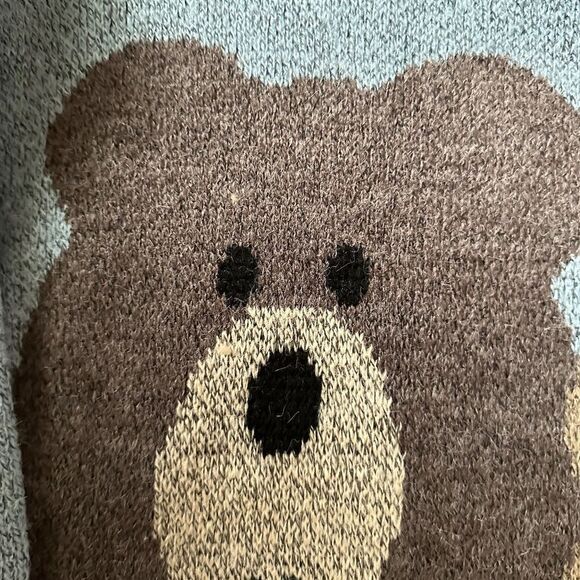 Vintage Ziv & Turbo crew neck sweater with cute bear couple NWOT - Picture 4 of 12